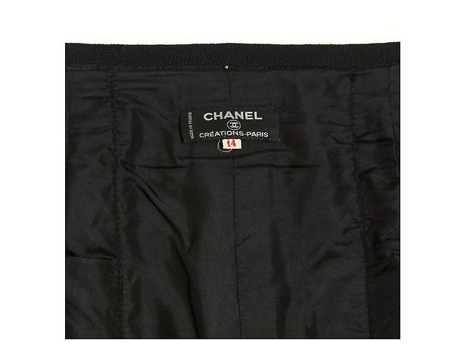 CHANEL ROCK CREATIONS WOLLE SCHWARZ WALLET FR38 - Ansicht 3