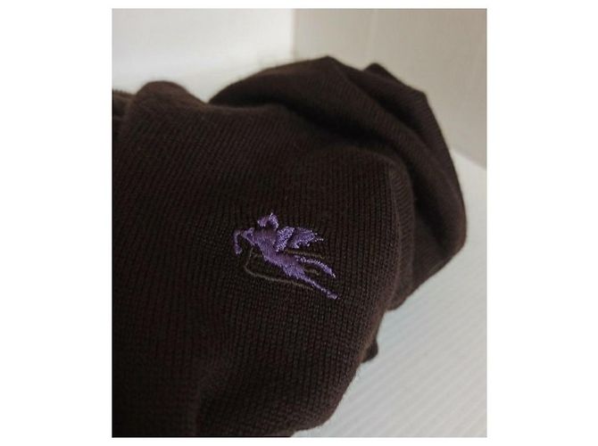 Suéter Etro Merino Lã Castanho escuro Roxo escuro - vista 3