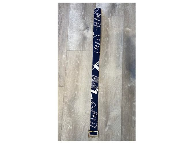 Chanel Cinturones Azul marino - vista 3