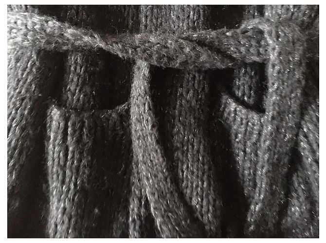 Mes Demoiselles ... lange Strickjacke, seltenes Colette-Modell Schwarz - Ansicht 3