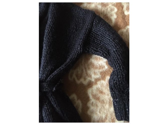 Mes Demoiselles ... lange Strickjacke, seltenes Colette-Modell Schwarz - Ansicht 6