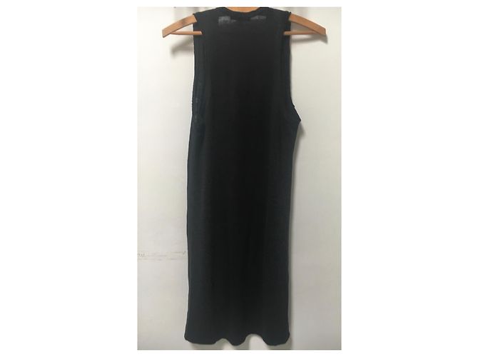 Isabel Marant Etoile Ärmelloses mittellanges schwarzes Kleid - Ansicht 2