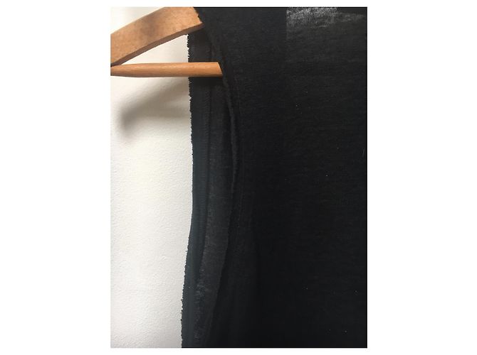 Isabel Marant Etoile Ärmelloses mittellanges schwarzes Kleid - Ansicht 6