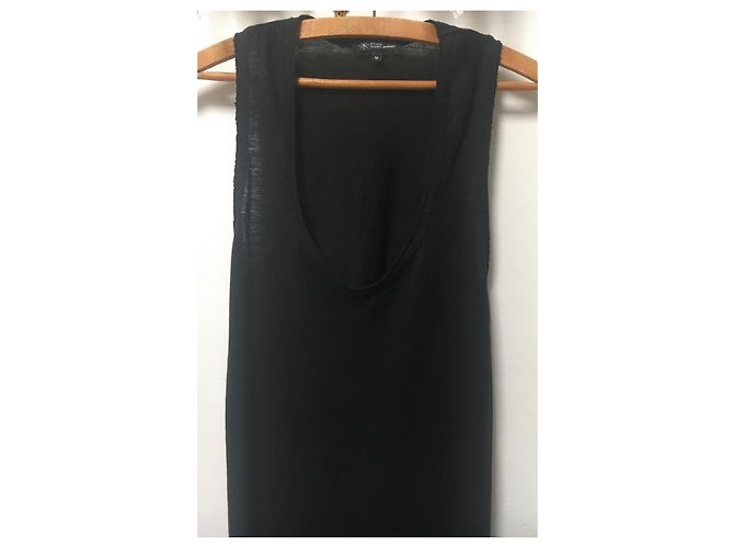 Isabel Marant Etoile Ärmelloses mittellanges schwarzes Kleid - Ansicht 7
