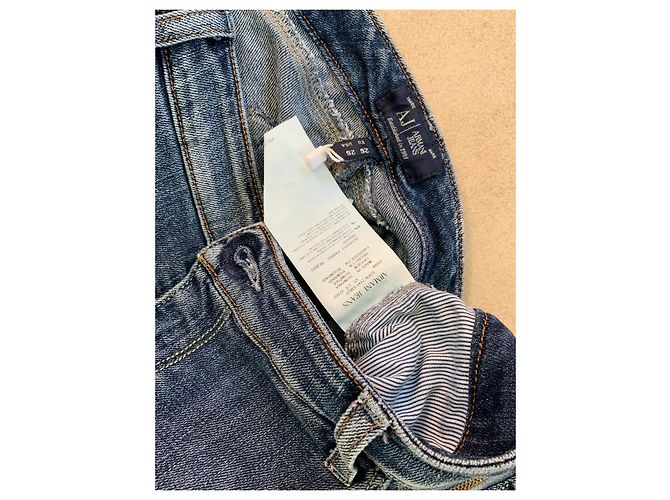 Armani Jeans Vaqueros Armani de denim azul talla 26 - vista 5