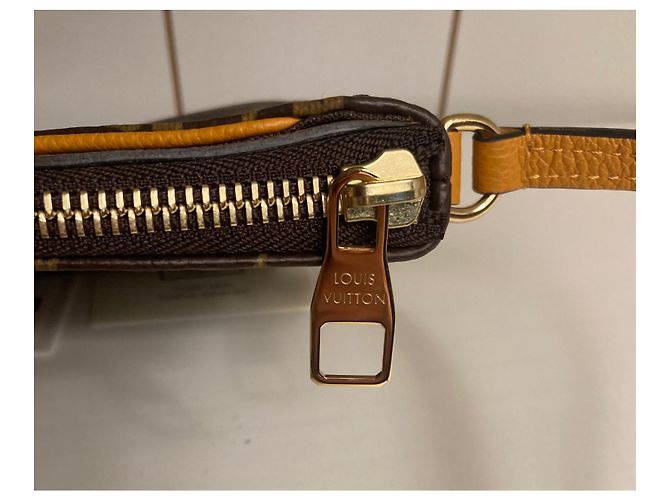 Louis Vuitton Pochette Pallas BB Marrone Senape - vista 5