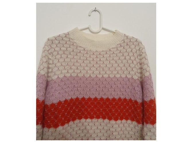 Autre Marque Coster Copenhagen Begonia Streifenpullover Mehrfarben - Ansicht 2