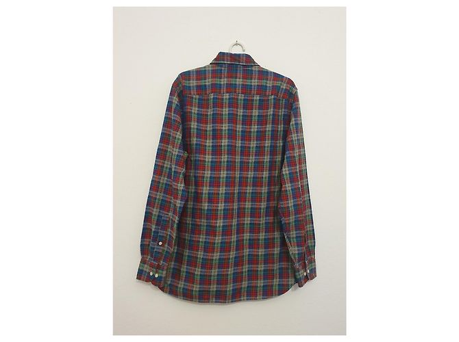 Tommy Hilfiger Baumwoll-Hemd mit Tartan-Muster Langarm Größe M Mehrfarben - Ansicht 4