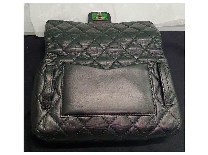 2.55 Marsupio/marsupio chanel uniforme Nero Argento - vista 4