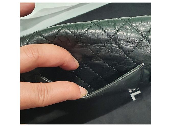 2.55 Marsupio/marsupio chanel uniforme Nero Argento - vista 6
