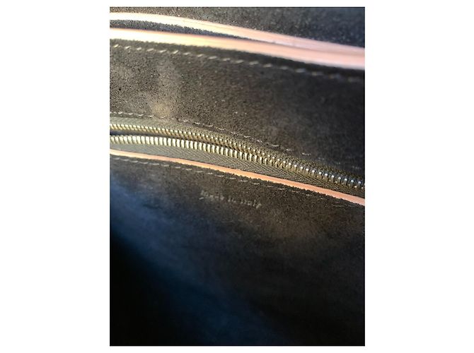 Céline Bolsa de ombro em couro preto Diamond - vista 8