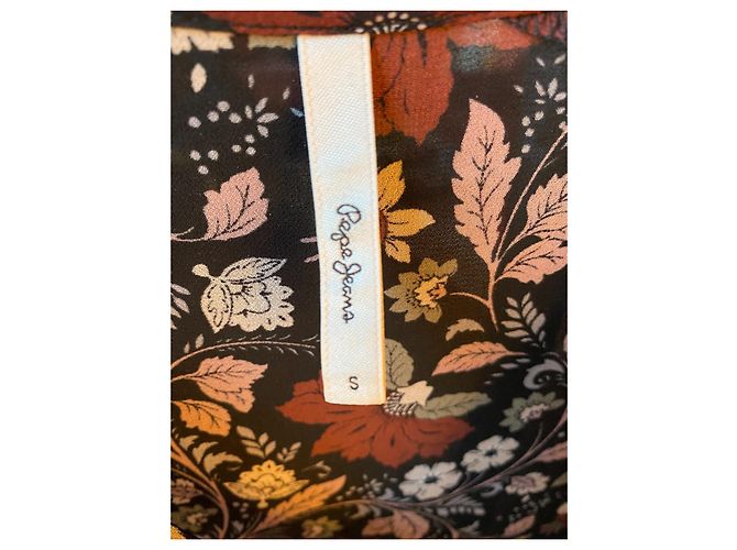 Pepe Jeans Kurzes Kleid mit Blumenmuster Mehrfarben - Ansicht 2