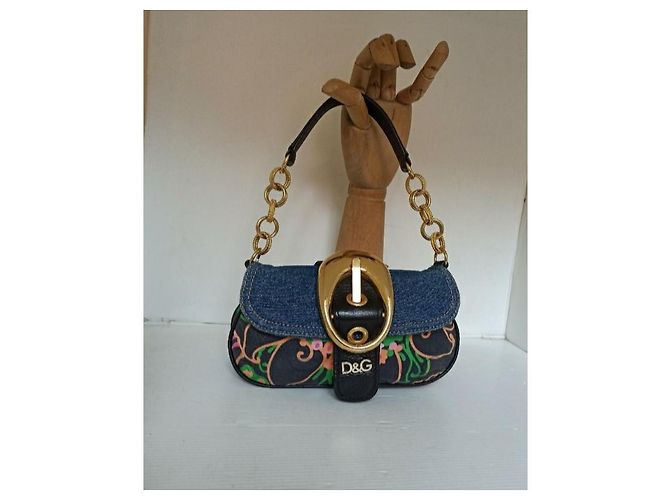Dolce & Gabbana D&G Ledertasche mit Blumenmuster Mehrfarben - Ansicht 2