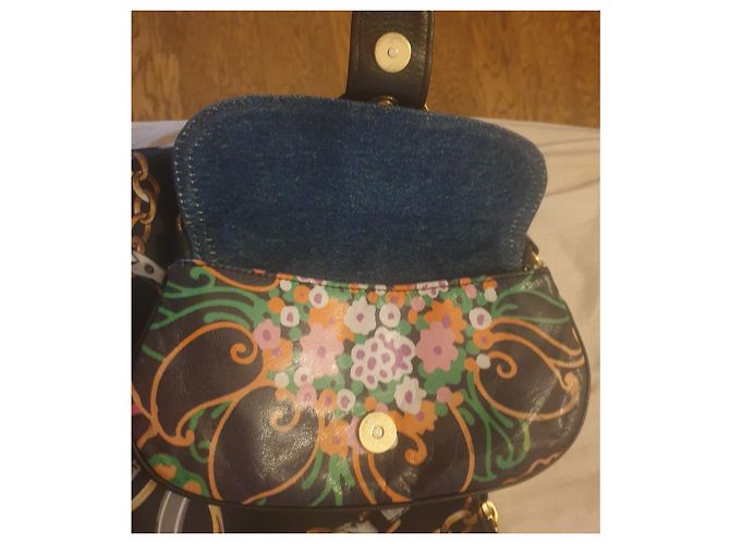 Dolce & Gabbana D&G Ledertasche mit Blumenmuster Mehrfarben - Ansicht 3