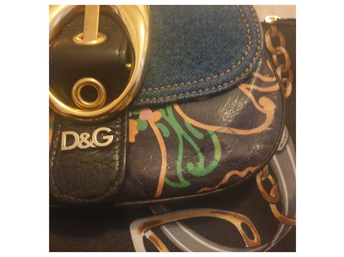 Dolce & Gabbana D&G Ledertasche mit Blumenmuster Mehrfarben - Ansicht 6