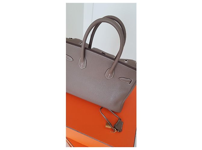 Hermès Birkin 30 CAVO TOGO Taupe - vista 10