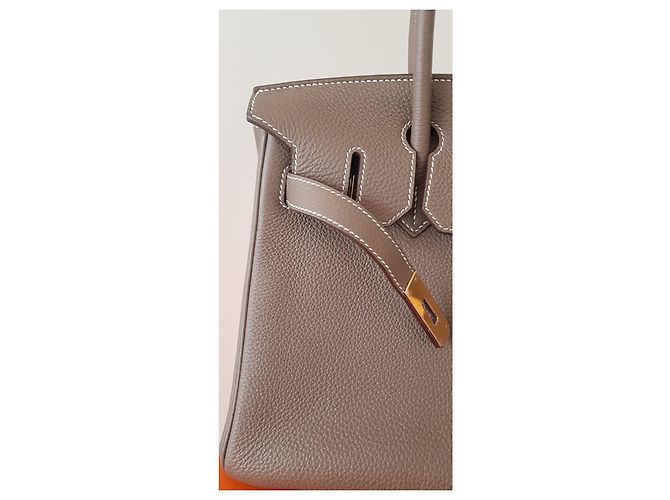 Hermès Birkin 30 CAVO TOGO Taupe - vista 12