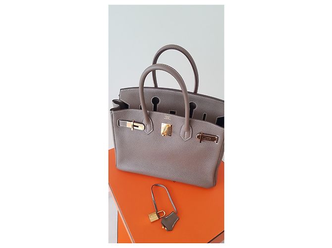Hermès Birkin 30 CAVO TOGO Taupe - vista 4