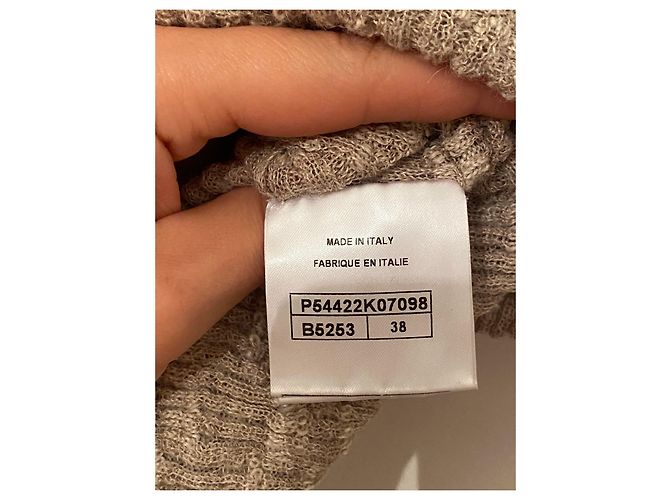 Camisola Chanel de lã bege - vista 6