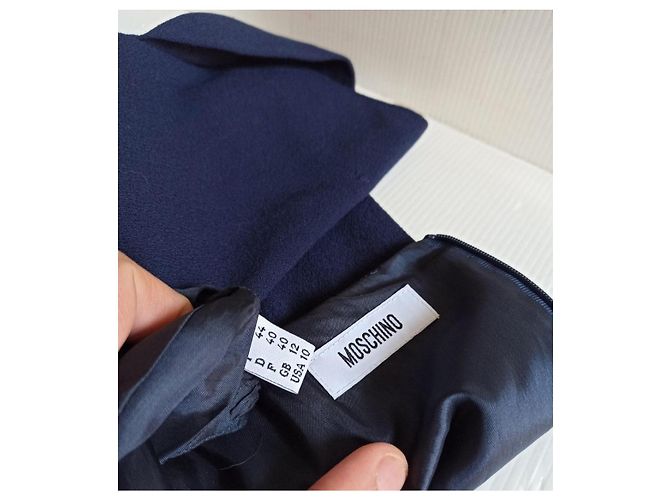 Kleid Moschino Kleid blau Dunkelblau - Ansicht 3