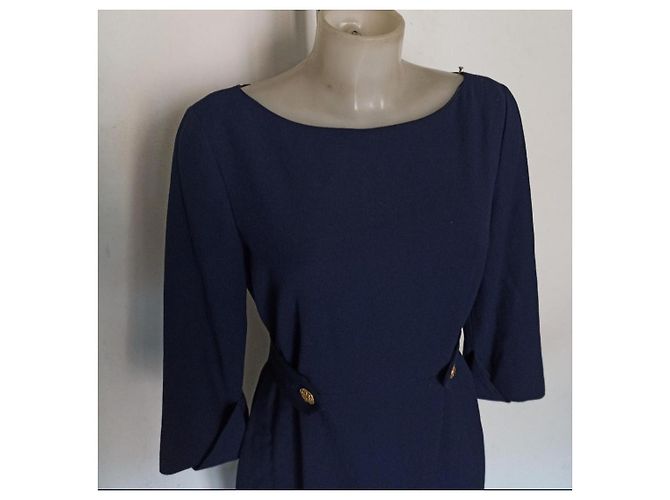 Kleid Moschino Kleid blau Dunkelblau - Ansicht 5