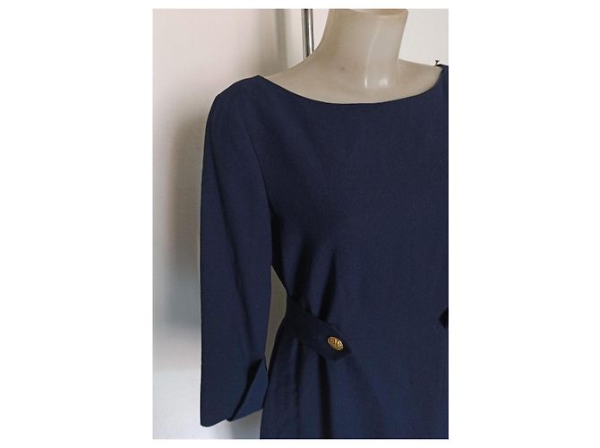 Kleid Moschino Kleid blau Dunkelblau - Ansicht 8