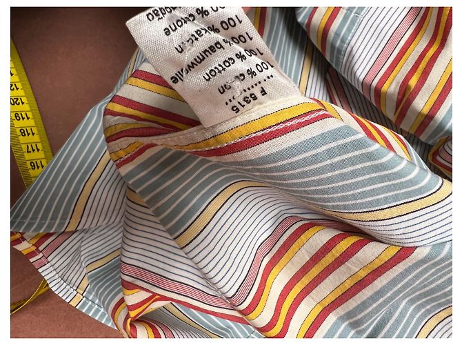Camicia Lacoste in cotone Taglia 41 Multicolore - vista 14