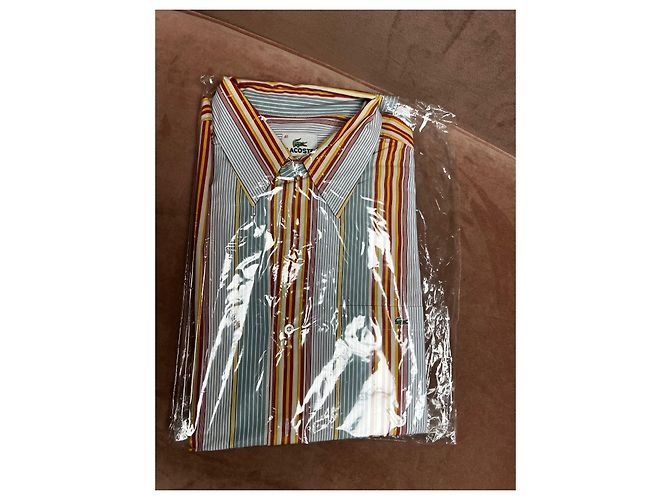 Camicia Lacoste in cotone Taglia 41 Multicolore - vista 5