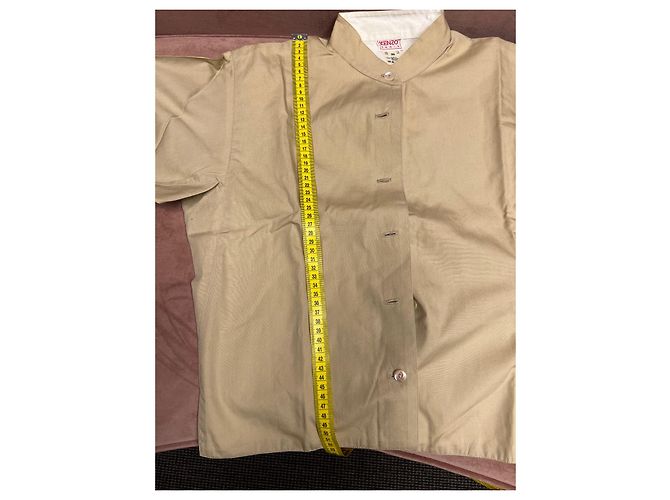 Camisa Kenzo de algodón beige - vista 9