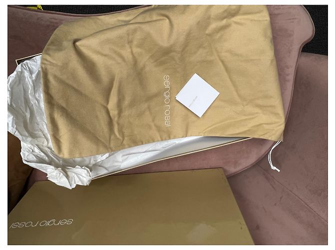Sergio Rossi Wildleder Stiefel Camel - Ansicht 11