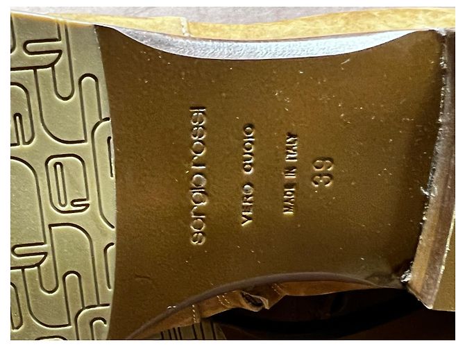 Sergio Rossi Wildleder Stiefel Camel - Ansicht 15