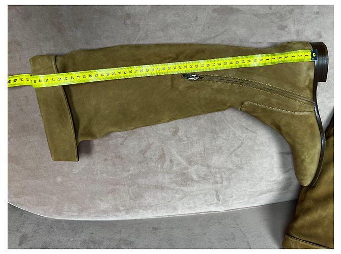 Sergio Rossi Wildleder Stiefel Camel - Ansicht 18