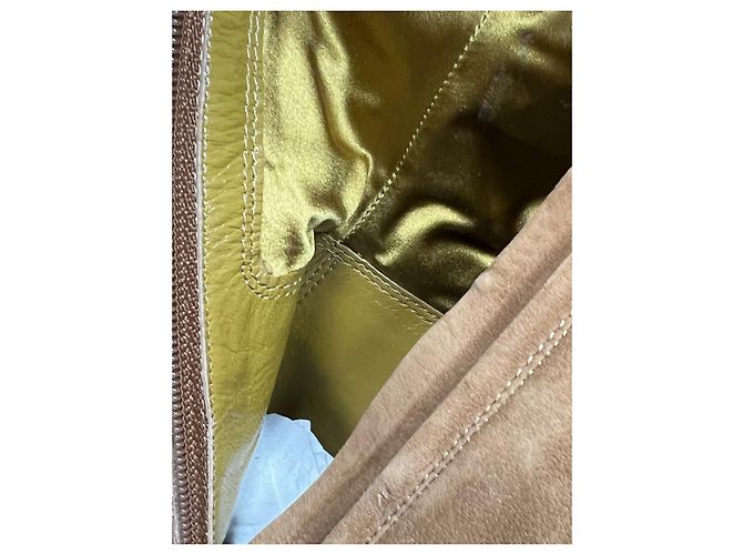 Sergio Rossi Wildleder Stiefel Camel - Ansicht 7