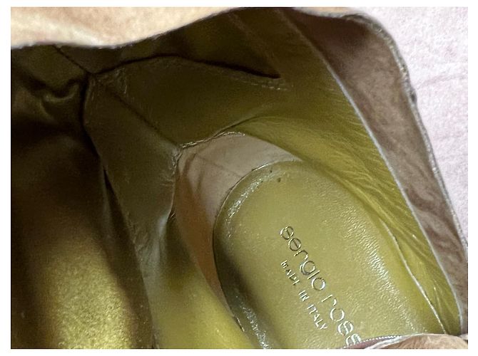 Sergio Rossi Wildleder Stiefel Camel - Ansicht 8
