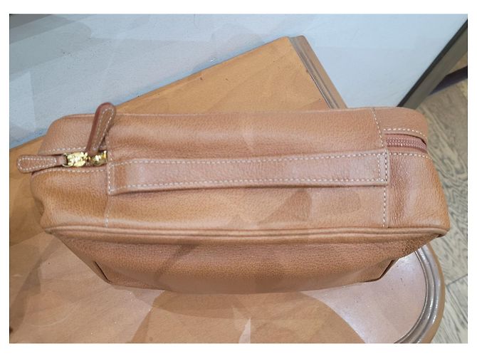 Autre Marque Serapian borsa beauty in pelle Beige - vista 3