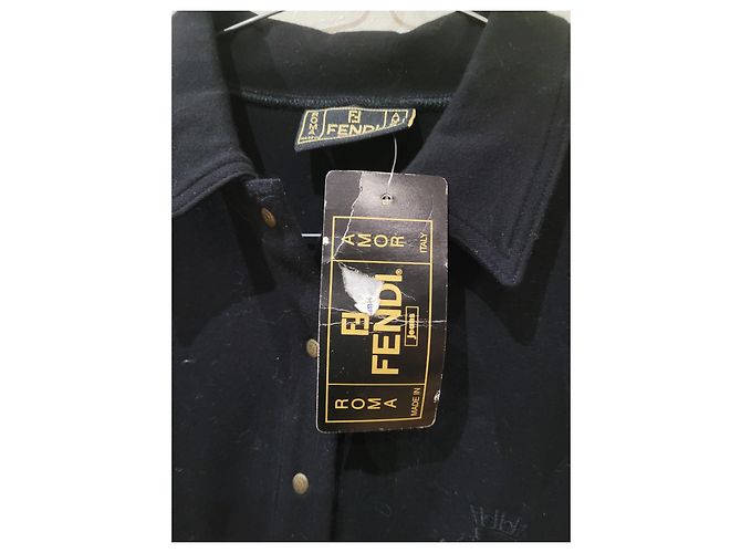 Suéter Fendi vintage body Negro - vista 7