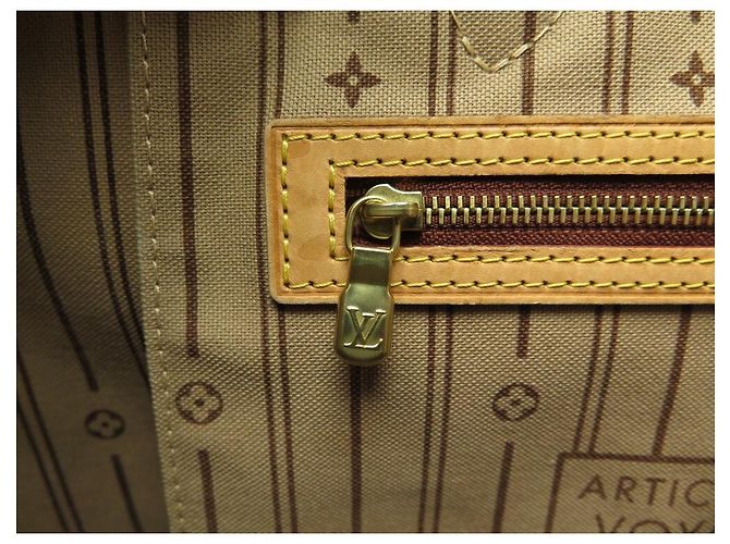 LOUIS VUITTON NEVERFULL GM M HANDBAG40990 MONOGRAM CABAS HAND BAG CANVAS Brown - view 15