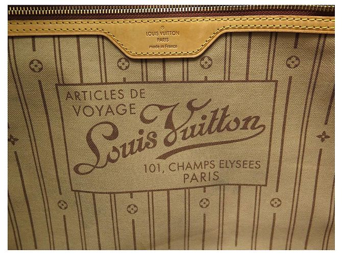 LOUIS VUITTON NEVERFULL GM M HANDBAG40990 MONOGRAM CABAS HAND BAG CANVAS Brown - view 16