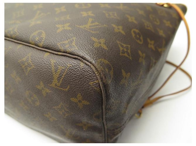 LOUIS VUITTON NEVERFULL GM M HANDBAG40990 MONOGRAM CABAS HAND BAG CANVAS Brown - view 6