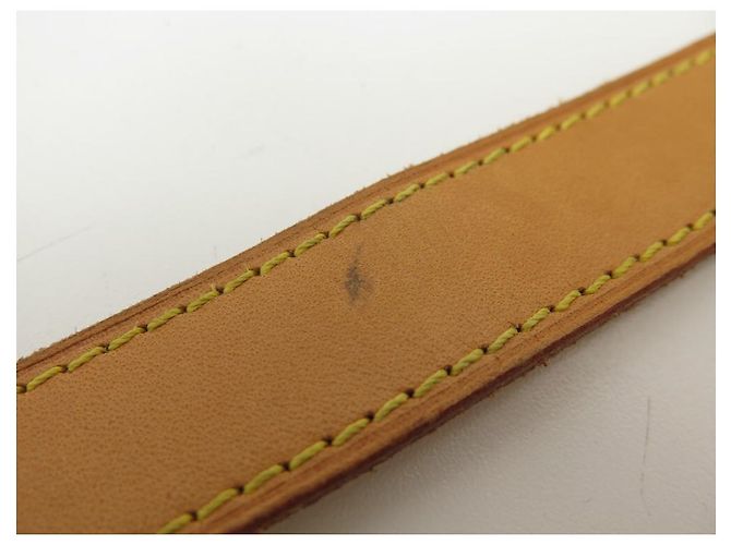 ANSE BANDOULIERE LOUIS VUITTON 30MM CUIR PR SAC A MAIN KEEPALL CROSSBODY STRAP Caramel - vue 9