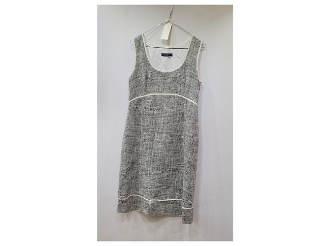 Weekend Max Mara ärmelloses Kleid Weiß Grau - Ansicht 6