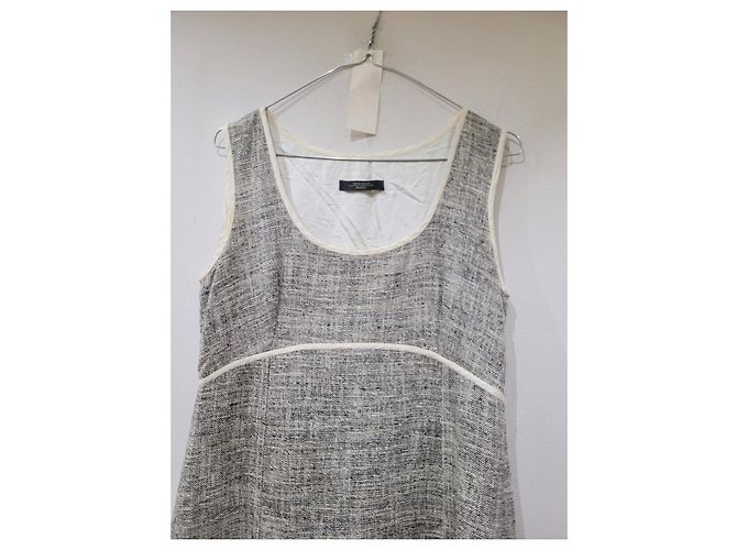 Weekend Max Mara ärmelloses Kleid Weiß Grau - Ansicht 9