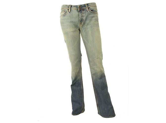7 For All Mankind Washed Blue Jeans Denim Pants – sz 29 Blau - Ansicht 8