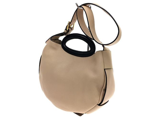 [Gebraucht] MARNI Schultertasche / Leder / PNK / Hand / beige pink / - Ansicht 2
