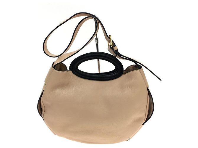 [Gebraucht] MARNI Schultertasche / Leder / PNK / Hand / beige pink / - Ansicht 3