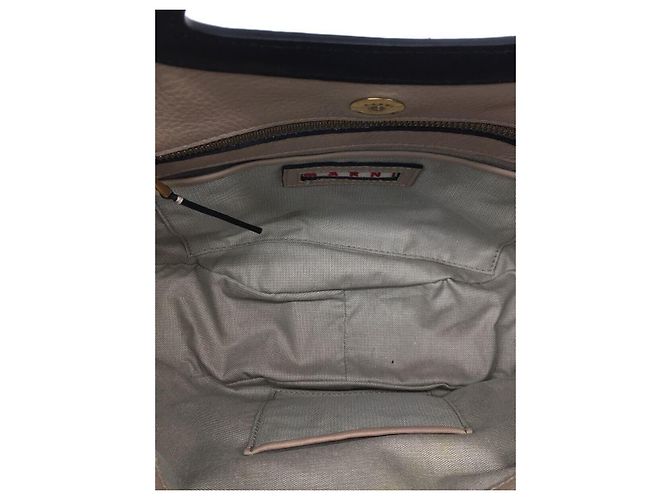 [Gebraucht] MARNI Schultertasche / Leder / PNK / Hand / beige pink / - Ansicht 6