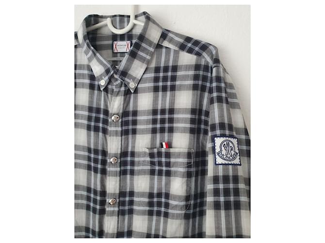 Camicia Moncler in cotone Multicolore - vista 2
