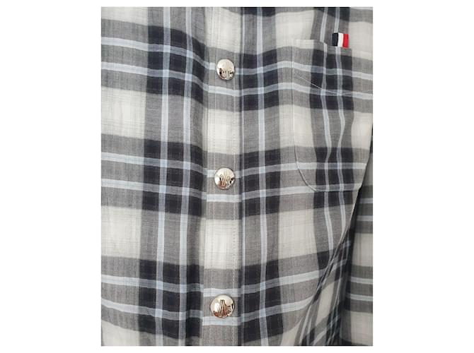 Camicia Moncler in cotone Multicolore - vista 3