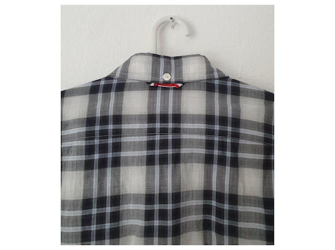 Camicia Moncler in cotone Multicolore - vista 5