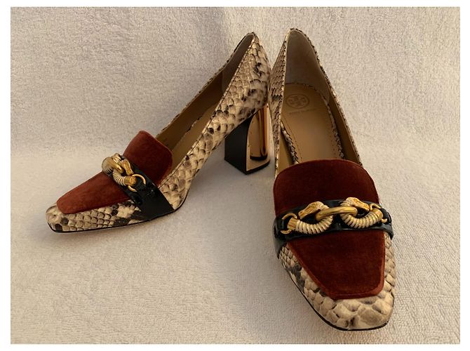 Tory Burch Décolleté Jessa in pelle stampata - vista 11